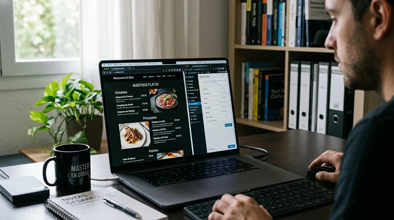 Cómo integrar la carta de tu restaurante en WordPress sin código