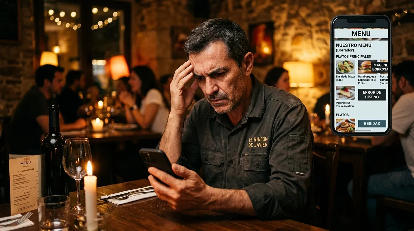 5 errores que cometen los restaurantes con su carta digital (y cómo evitarlos)