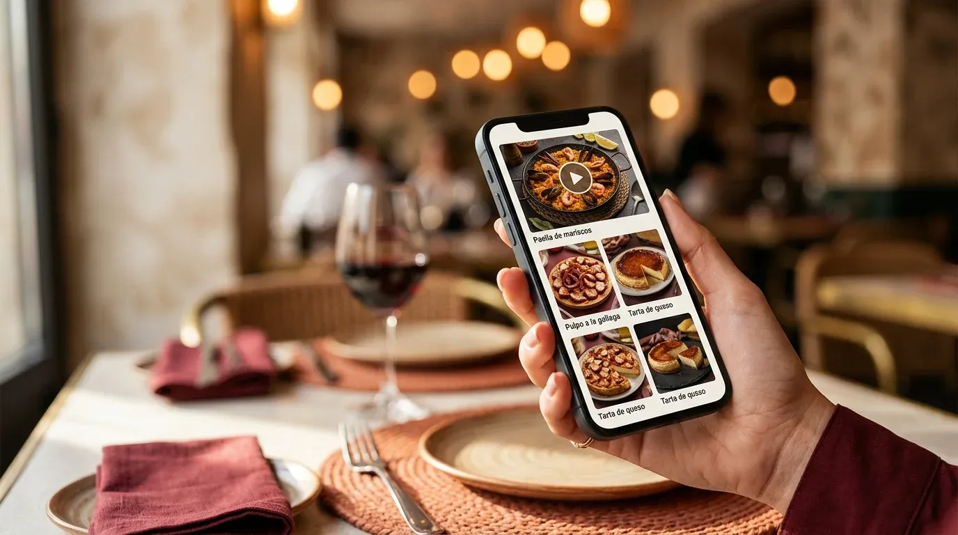 Carta digital con vídeo y nuevas plantillas: haz que tus platos entren por los ojos