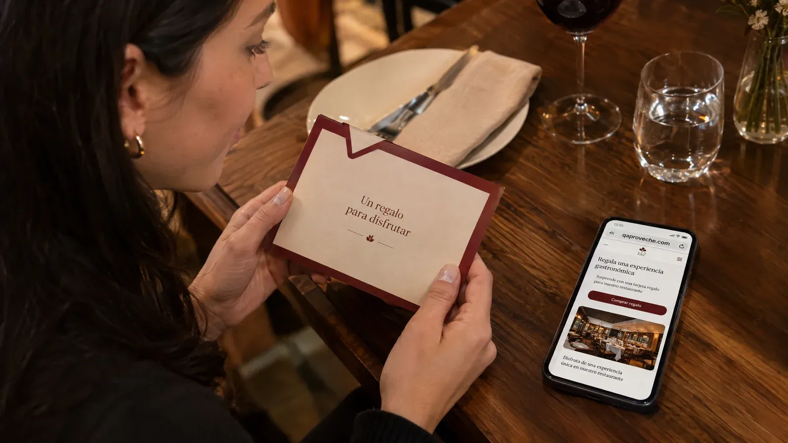 Tarjetas regalo para su restaurante, por internet y en el local